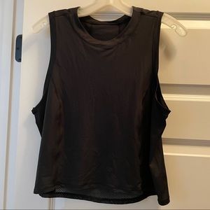Lululemon Sheer Will Tank *Pulse, size 10, black. GUC